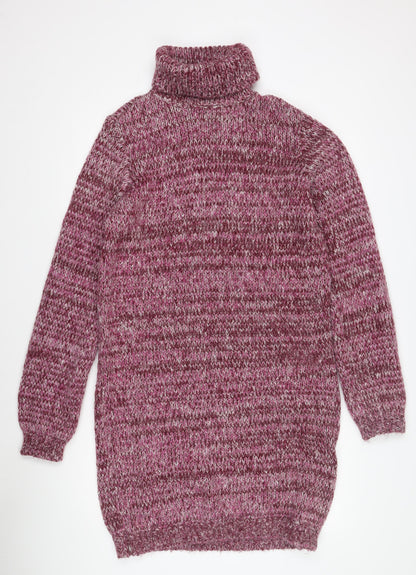 Womens UK Size M Pieces Multicoloured Pullover Jumper