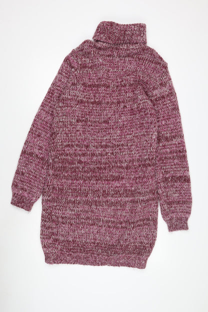 Womens UK Size M Pieces Multicoloured Pullover Jumper