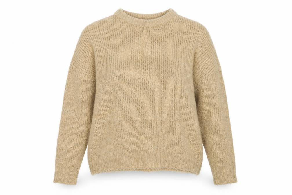 Womens UK Size M Boohoo Beige Pullover Jumper