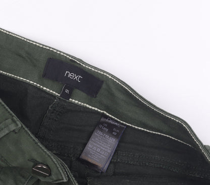 Next Women's Green Cropped Trousers Size 12 Long