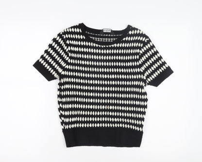 Womens UK Size 10 Miss Selfridge Black Pullover Jumper