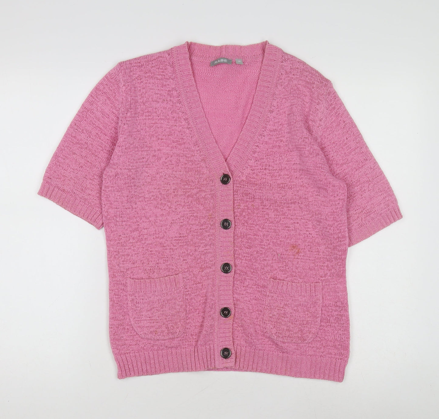 Womens UK Size 10 Rabe Pink Cardigan Jumper