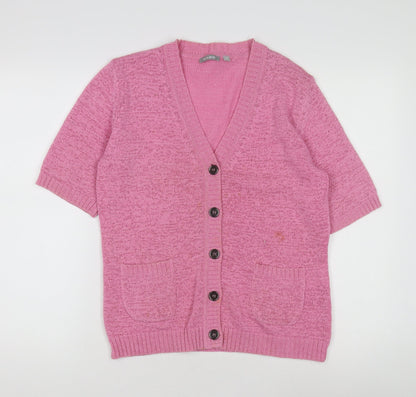 Womens UK Size 10 Rabe Pink Cardigan Jumper