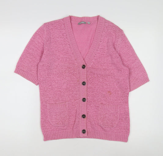 Womens UK Size 10 Rabe Pink Cardigan Jumper