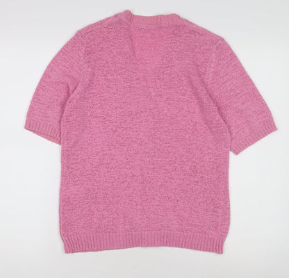 Womens UK Size 10 Rabe Pink Cardigan Jumper