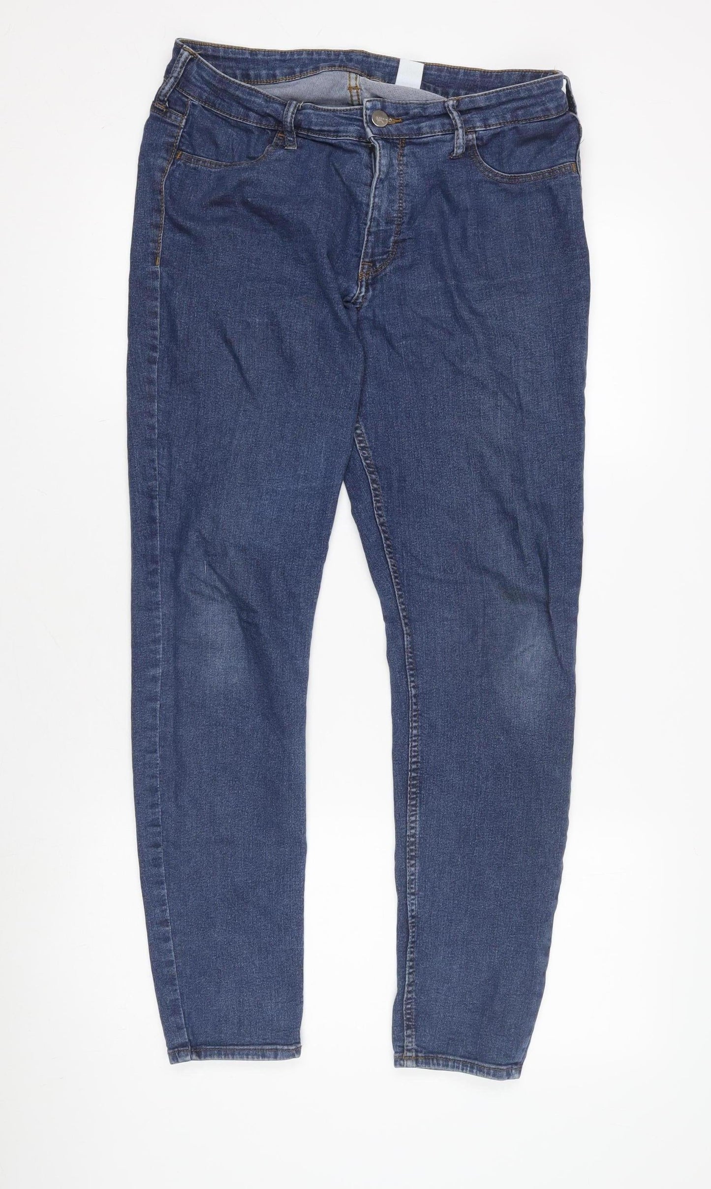 H&M Men's Skinny Blue Jeans, Size 32, Denim Slim Fit