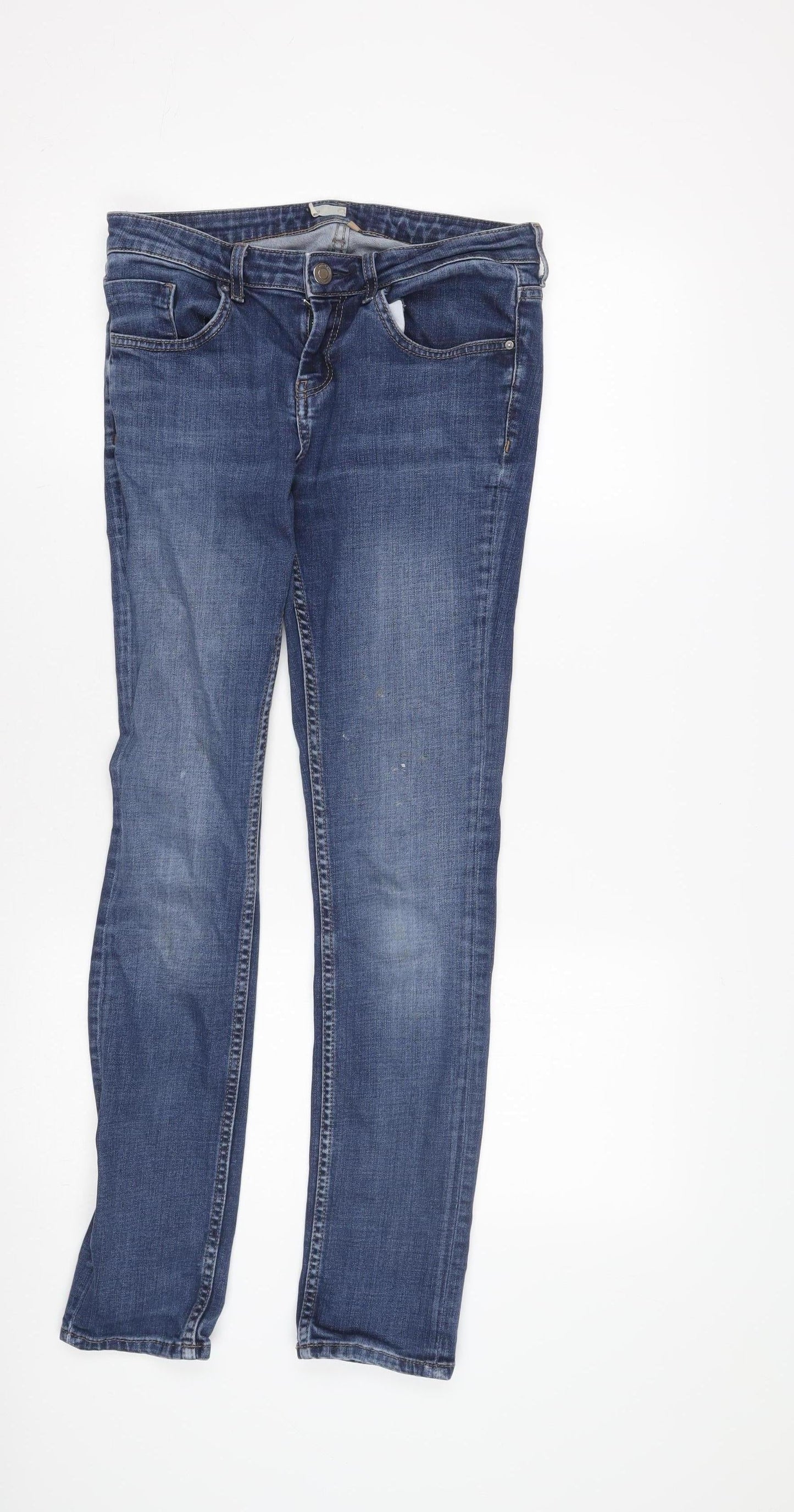 Topshop Women's Blue Skinny Jeans Size 10