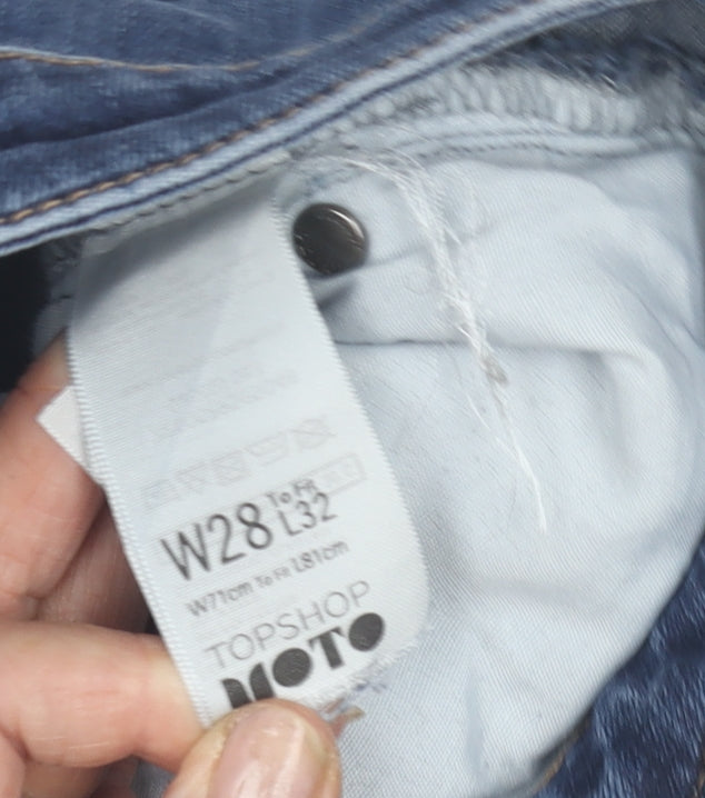 Topshop Women's Blue Skinny Jeans Size 10