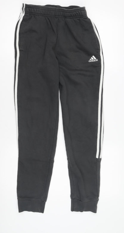 Adidas Men's Black Jogger Trousers, Size S, Gym Wear