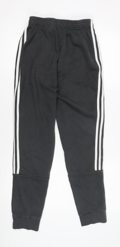 Adidas Men's Black Jogger Trousers, Size S, Gym Wear