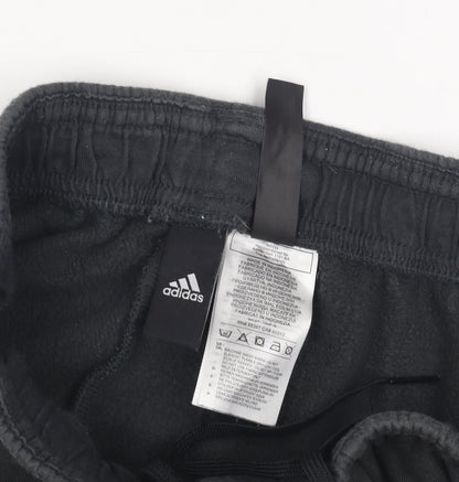 Adidas Men's Black Jogger Trousers, Size S, Gym Wear