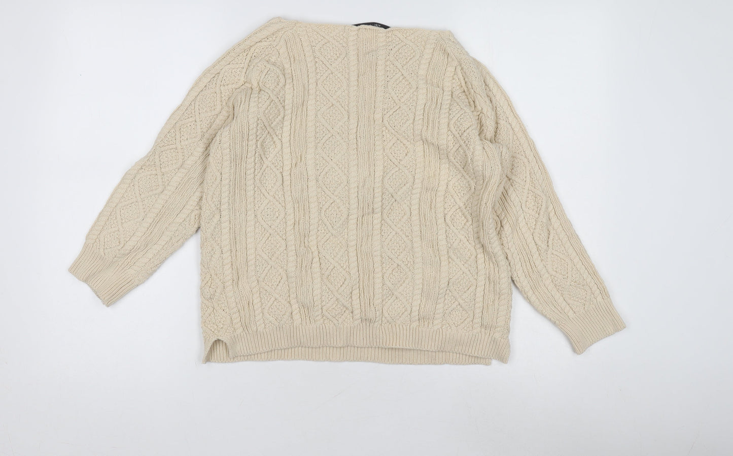 Womens UK Size M TRU collection Beige Pullover Jumper