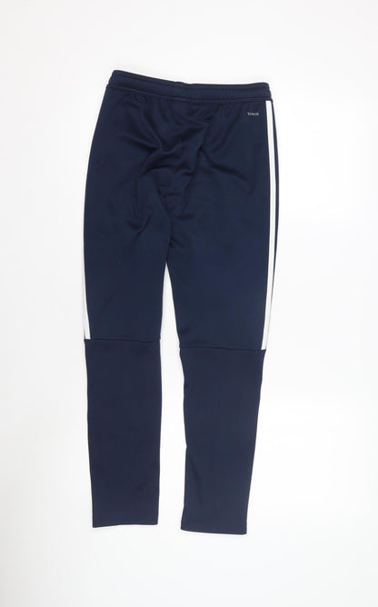 Adidas Boys' Blue Track Pants - Size 12, Sports Ready