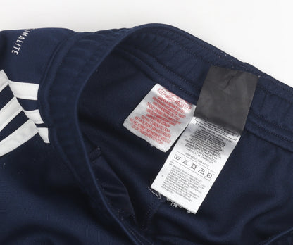 Adidas Boys' Blue Track Pants - Size 12, Sports Ready