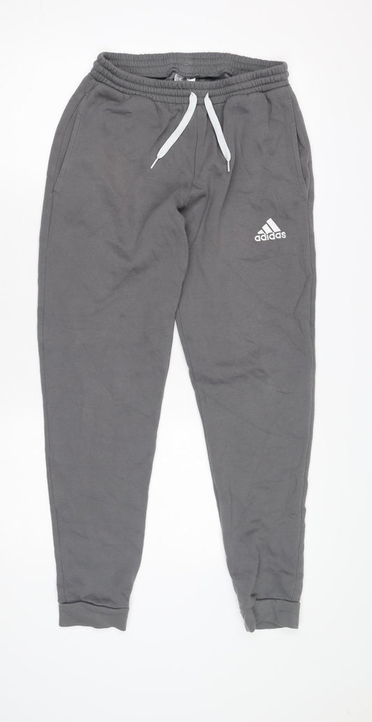 Adidas Men's Grey Joggers S - Comfortable Gym Wear