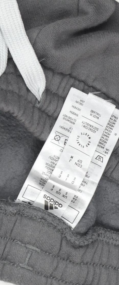 Adidas Men's Grey Joggers S - Comfortable Gym Wear