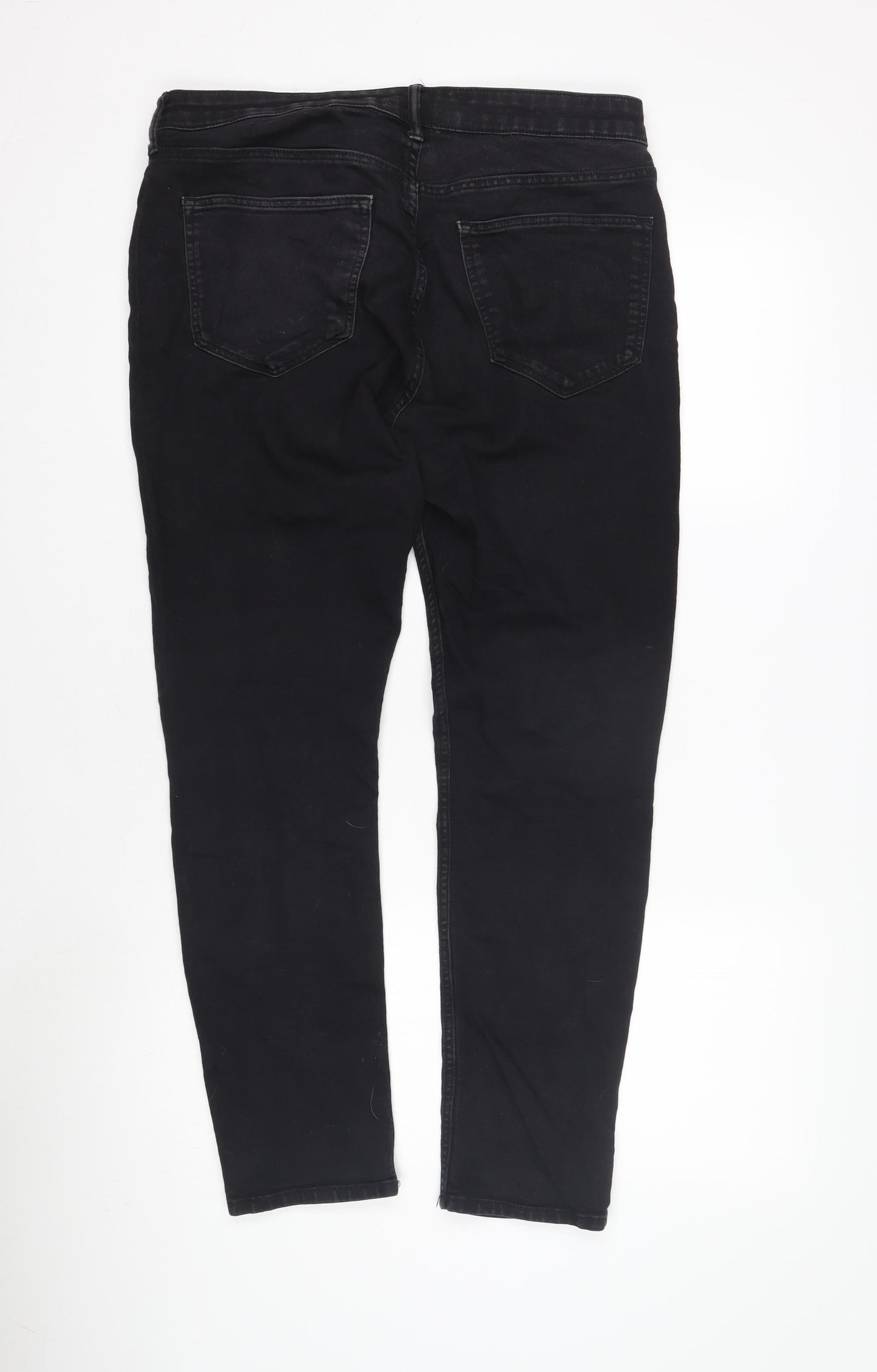 Womens UK Size M Unknown Regular Fit Skinny Black Jeans