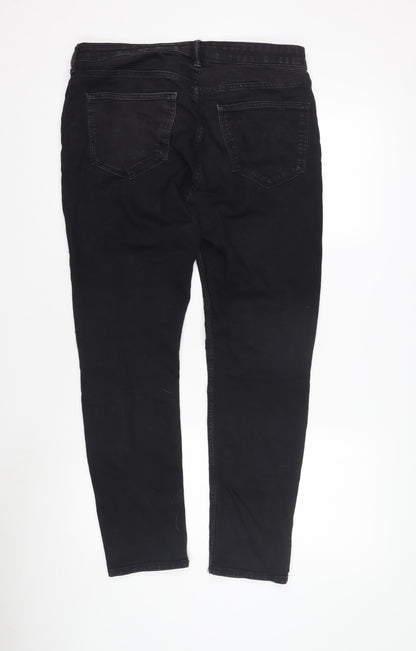 Womens UK Size M Unknown Regular Fit Skinny Black Jeans