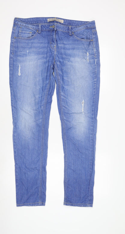 Next Women's Blue Skinny Jeans Size 12