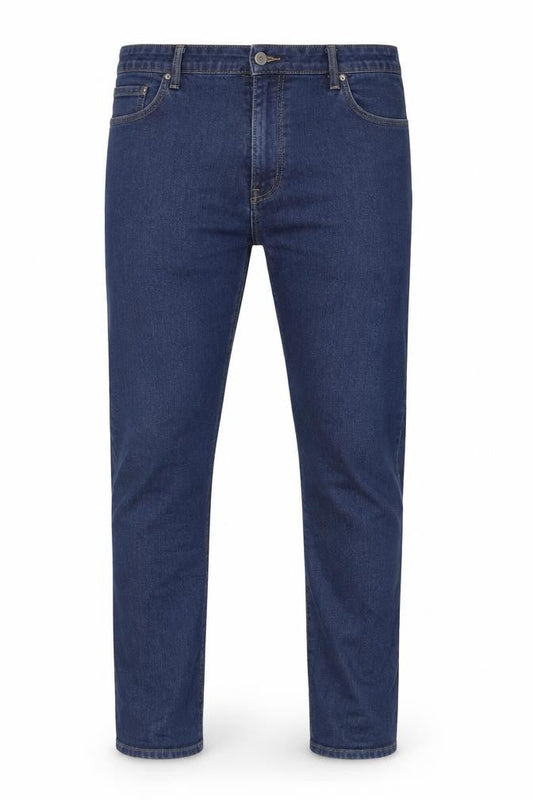 Front view of H&M Men's Blue Skinny Ankle Jeans, size 32
