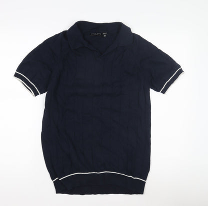 Soul Star Men's Blue Polo Shirt, Size M, Casual Style