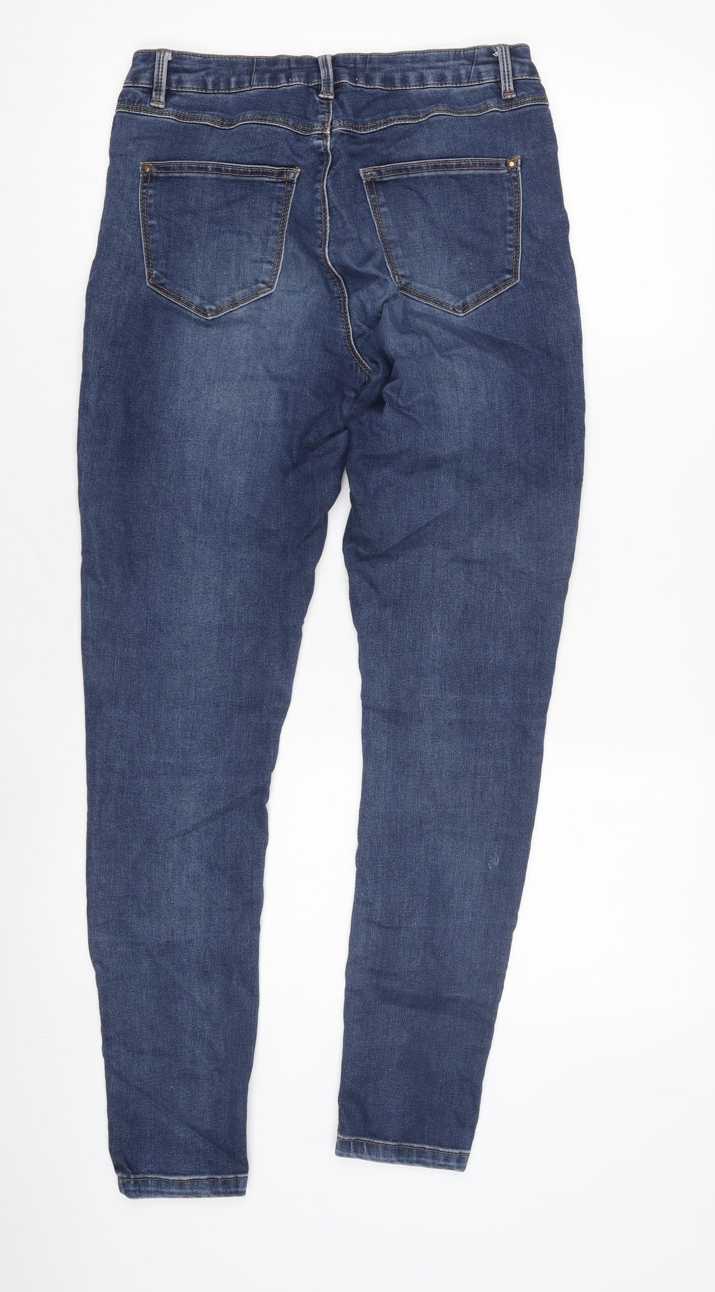 New Look Women's Blue Skinny Jeans Size 12