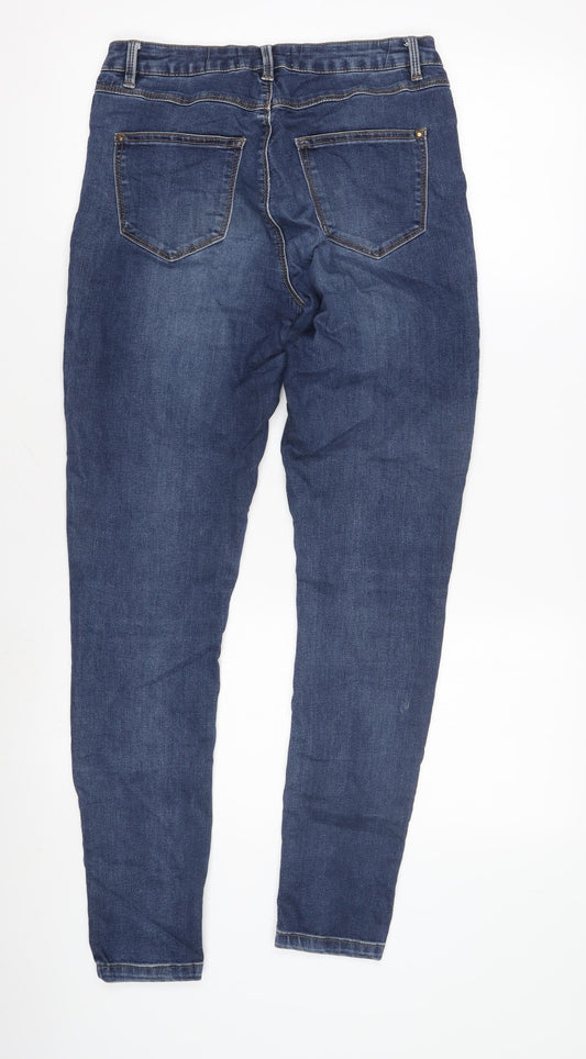 New Look Women's Blue Skinny Jeans Size 12