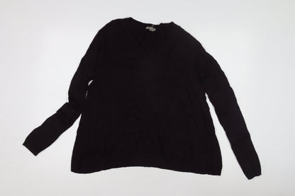 Womens UK Size S Jigsaw Black Pullover Jumper