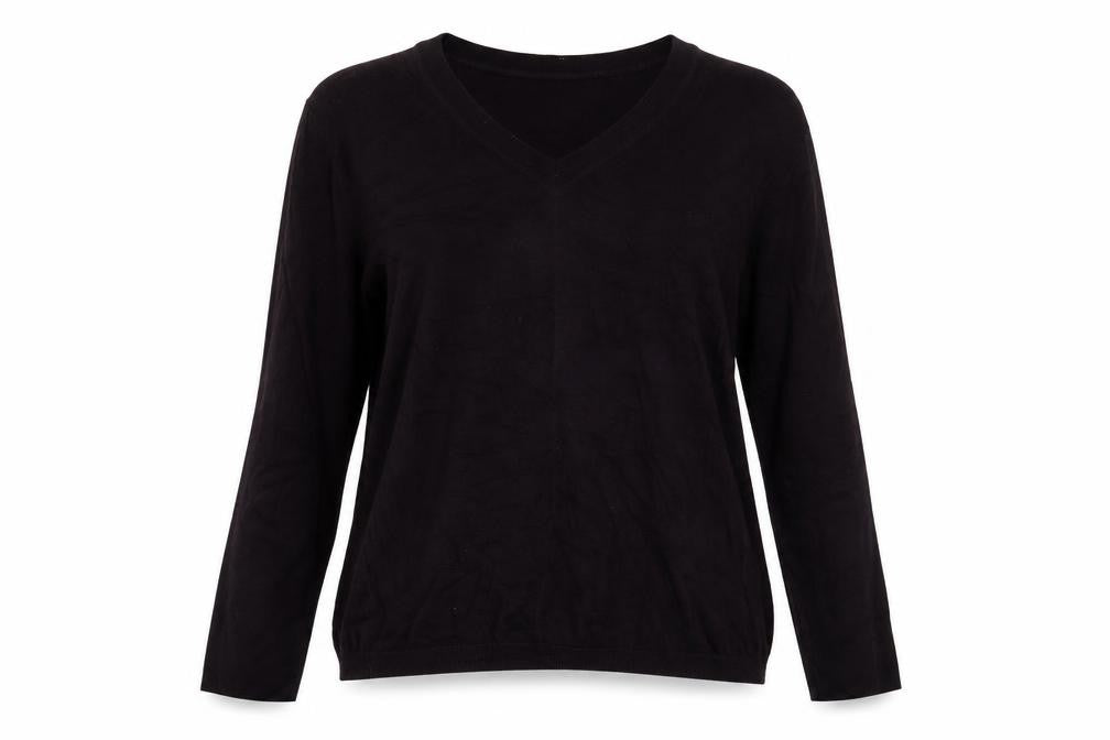 Womens UK Size S Jigsaw Black Pullover Jumper