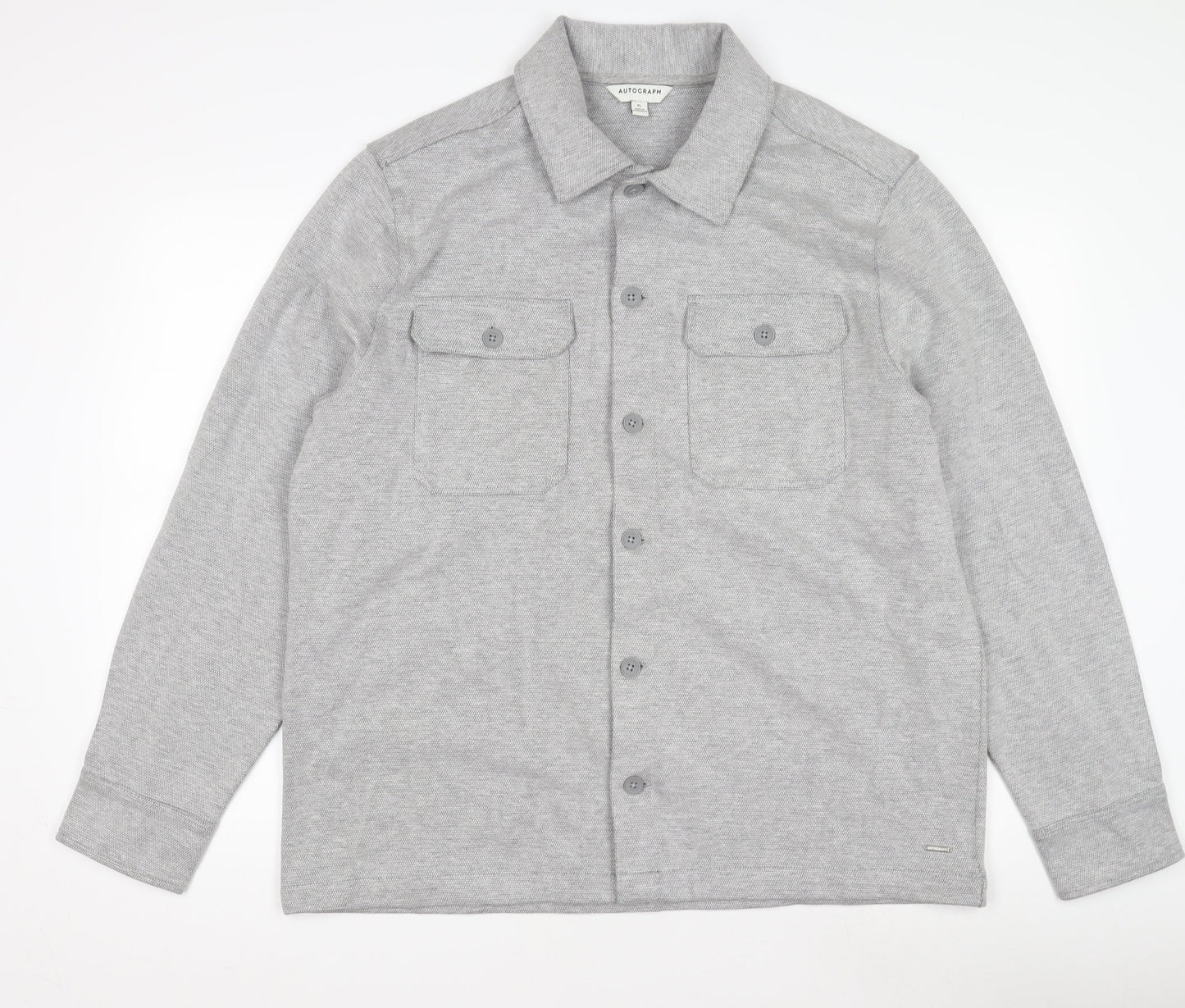 Mens UK Size XL Marks and Spencer Grey Basic Jacket