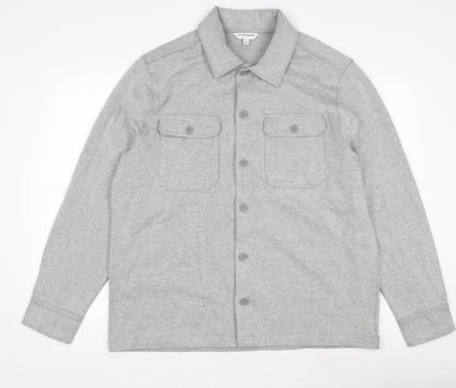 Mens UK Size XL Marks and Spencer Grey Basic Jacket