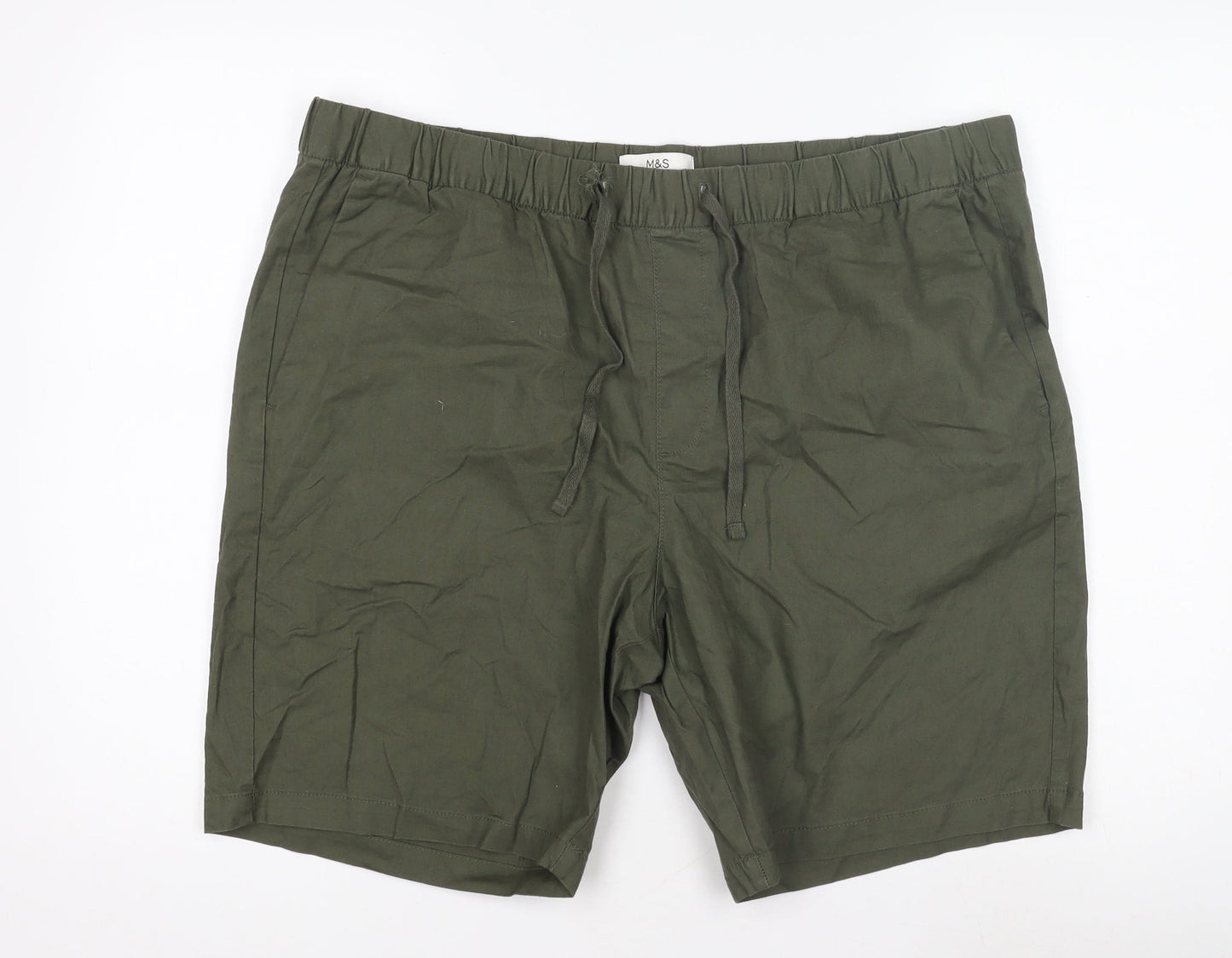 Marks and Spencer Men's Green XL Casual Shorts