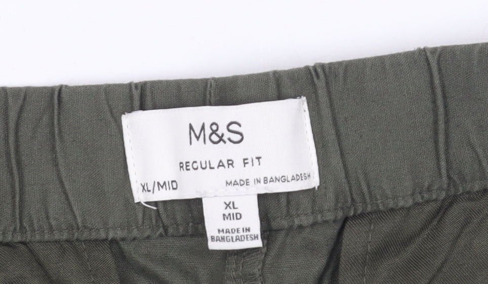 Marks and Spencer Men's Green XL Casual Shorts
