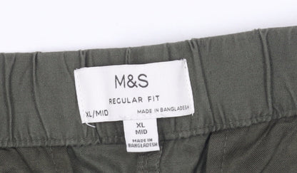 Marks and Spencer Men's Green XL Casual Shorts