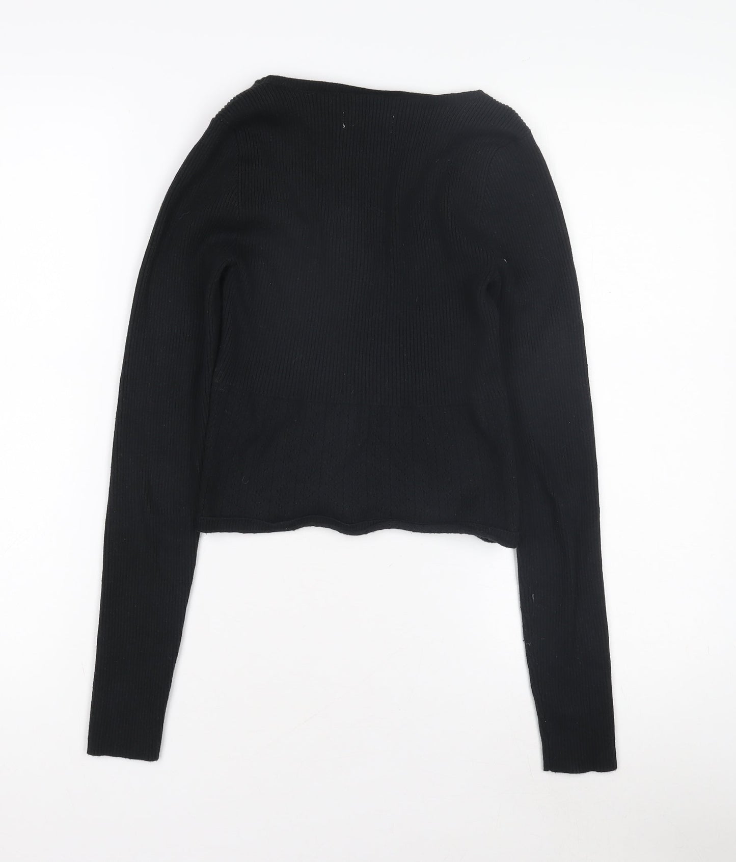 Womens UK Size M Hollister Black Pullover Jumper