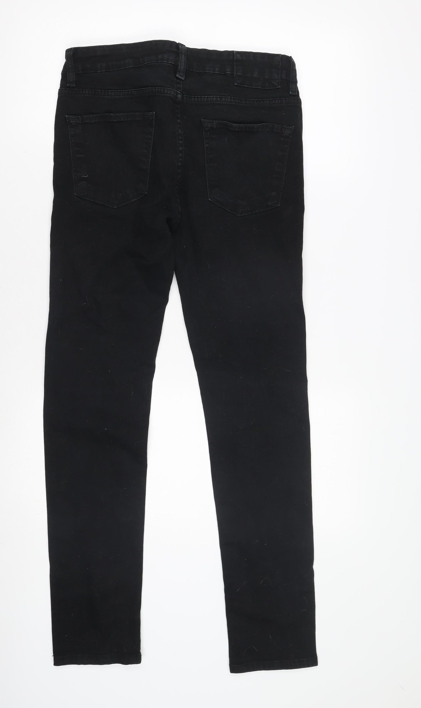 Mens UK Size 34 River Island Slim Fit Skinny Black Jeans