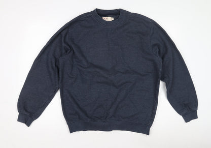 Mens UK Size M EWM Blue Pullover Sweatshirt
