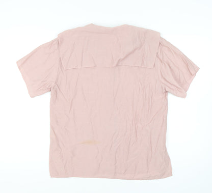 Coppernob Women's Pink Basic Shirt, Size 12, Casual Wear