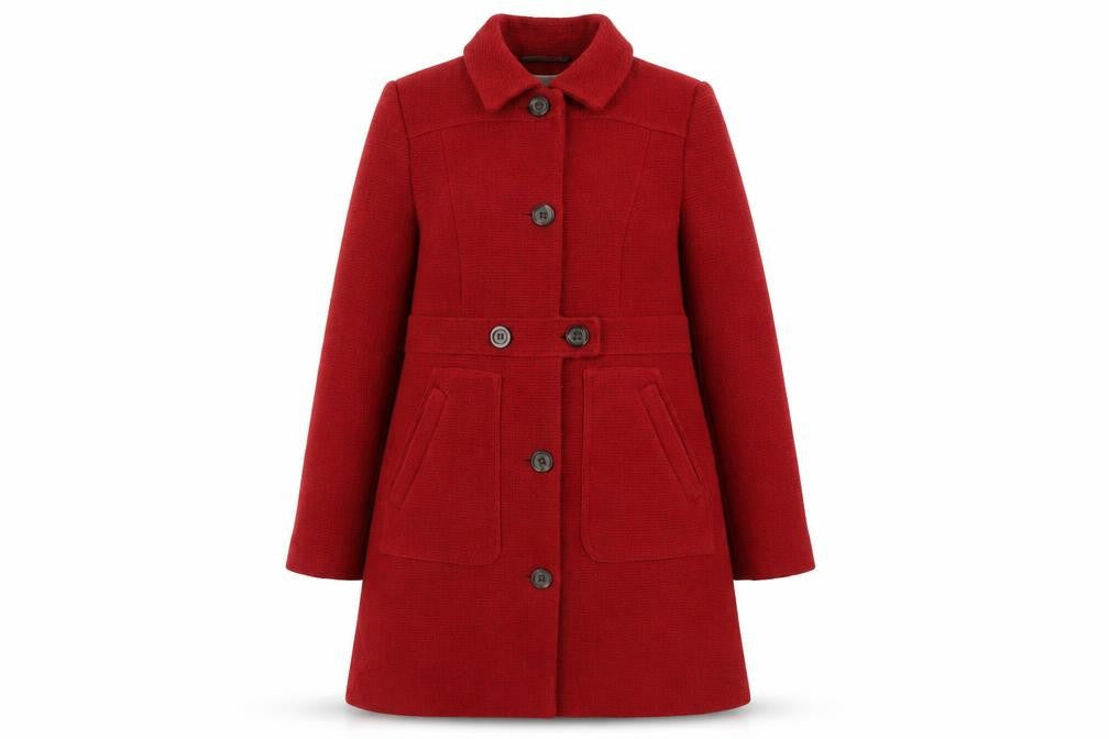 Womens UK Size 10 NEXT Red Overcoat