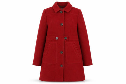 Womens UK Size 10 NEXT Red Overcoat