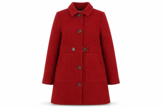 Womens UK Size 10 NEXT Red Overcoat