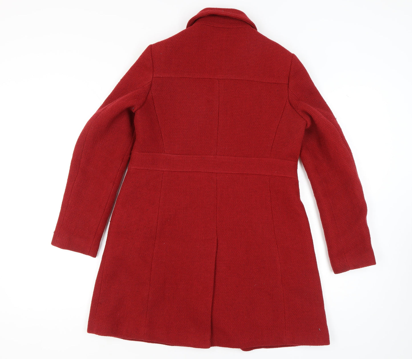 Womens UK Size 10 NEXT Red Overcoat