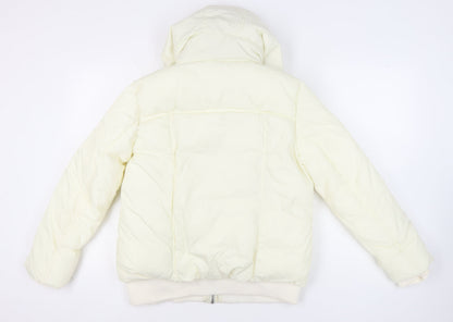 Womens UK Size 14 NEXT Ivory Puffer Jacket