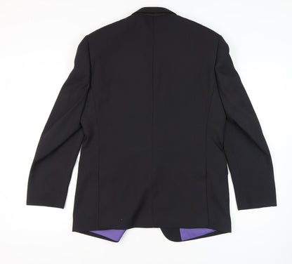 Mens UK Size 40 Milan Collection Regular Black Suit Jacket