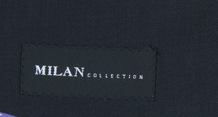 Mens UK Size 40 Milan Collection Regular Black Suit Jacket