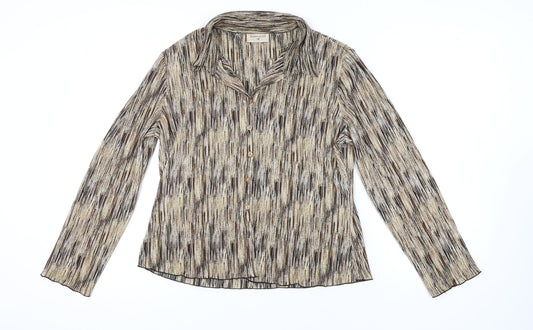 Bonmarché Women's Multicoloured Button-Up Shirt