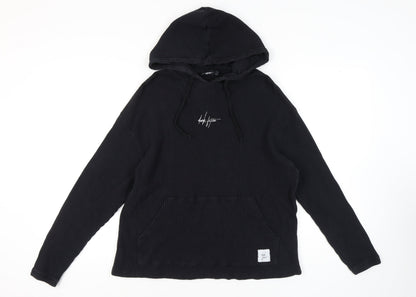 Mens UK Size S ASOS DESIGN Black Pullover Hoodie