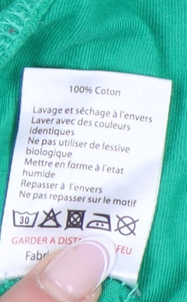 AS Saint-Étienne Women's Green Sleeveless Tank Top Size S
