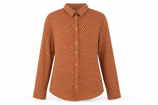 Womens UK Size 12 United Colors of Benetton Brown  Button-Up