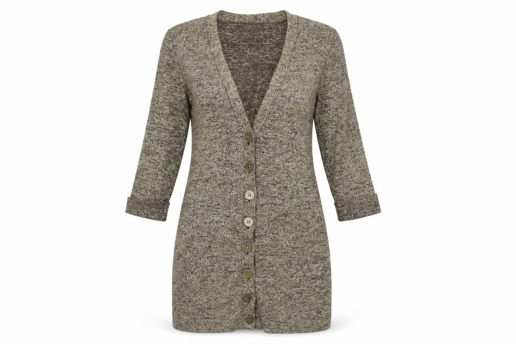 Womens UK Size 8 Principles Brown Cardigan Jumper